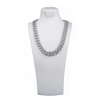 ICED{0}}OUT MOISSANITE CUBAN LINK NYAKÉK